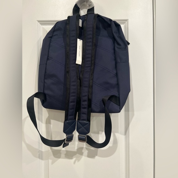 Marc Jacobs Leather Trim Nylon Backpack in Navy blue, NWT R$225 - Picture 5 of 11